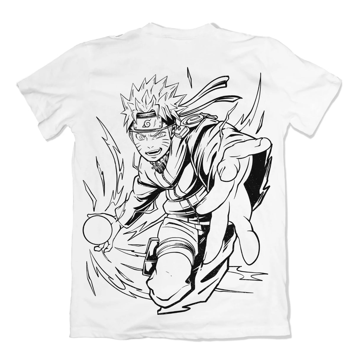 Camiseta Naruto Rasengan Dry-Fit Premium Unissex