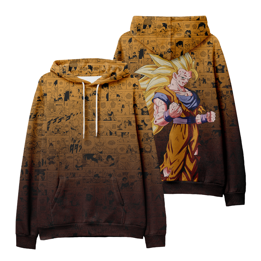Moletom Dragon Ball Goku Super Saiyajin 3 Premium Unissex