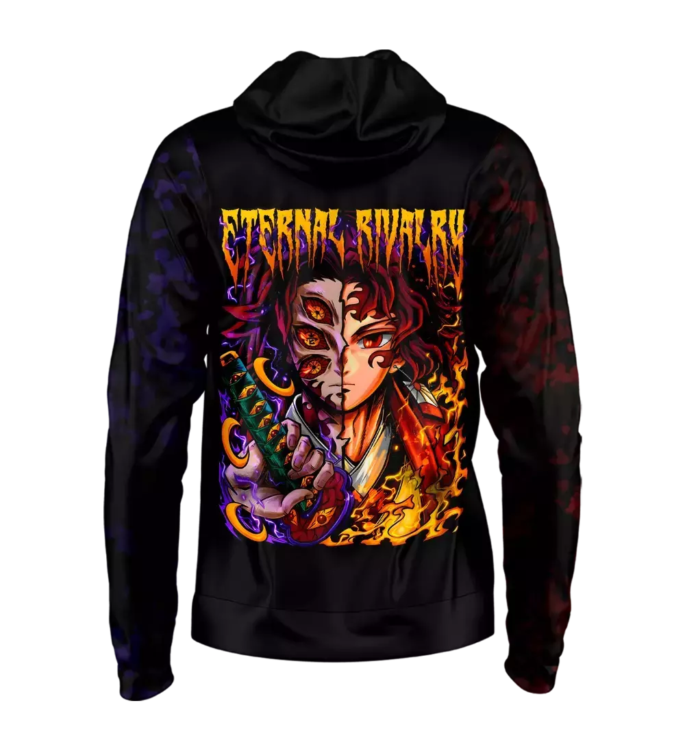 Moletom Demon Slayer Kokushibo x Yoriichi Premium Unissex