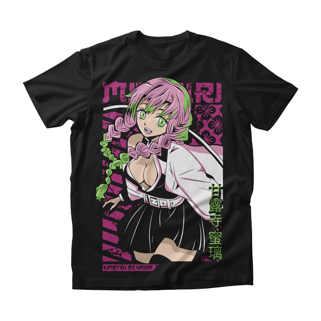 Camiseta Demon Slayer Mitsuri Kanroji Dry-Fit Premium Unissex