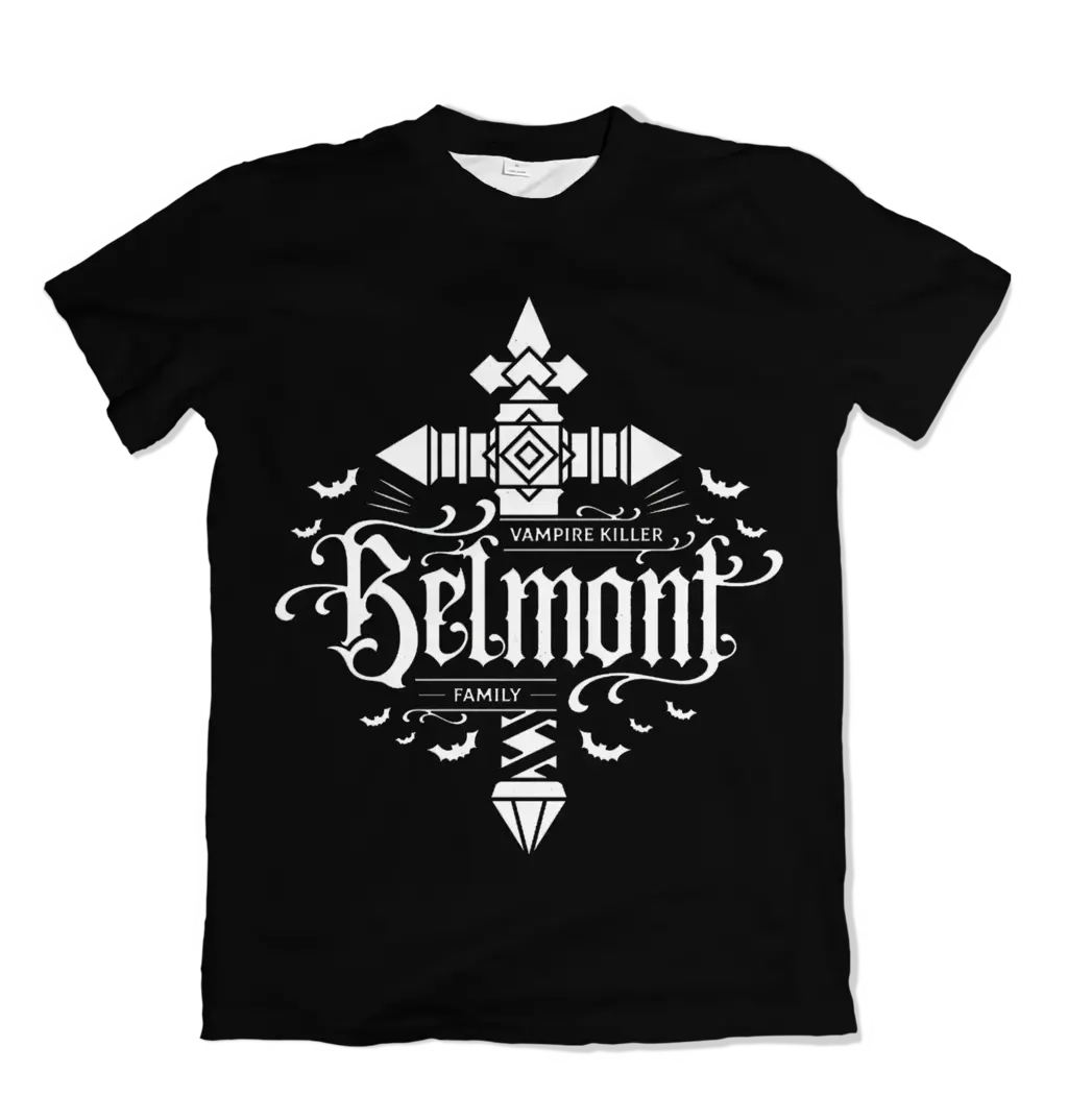 Camiseta Castlevania Belmont Vampire Hunter Dry-Fit Premium Unissex