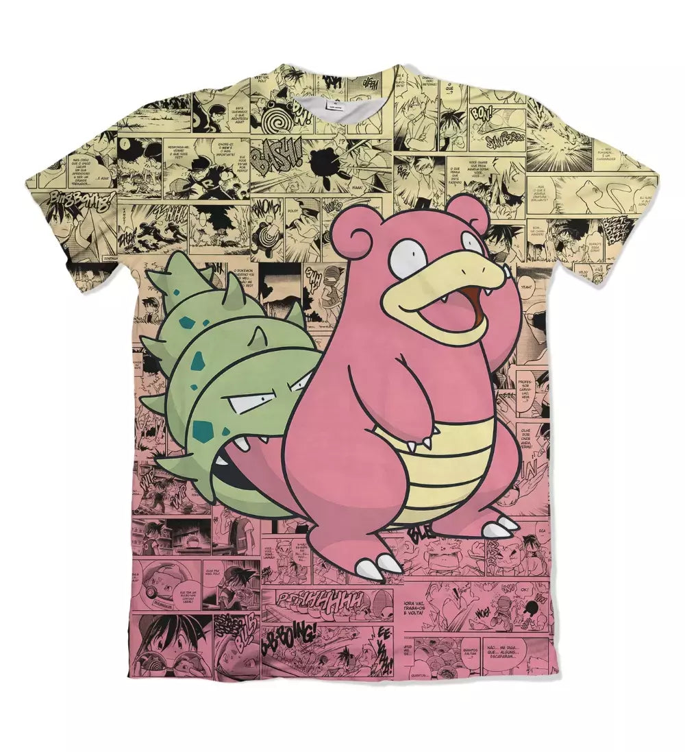 Camiseta Pokémon Slowbro Dry-Fit Premium Unissex