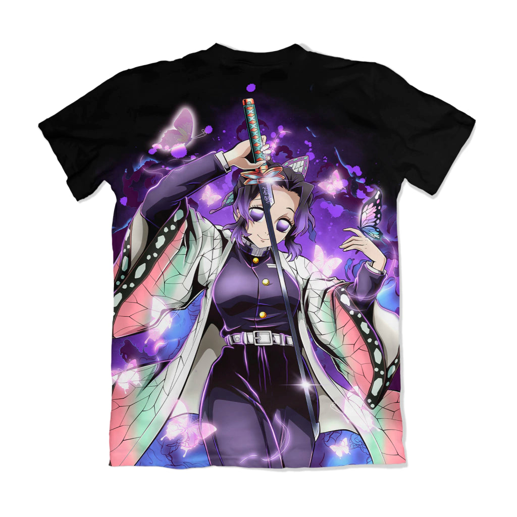 Camiseta Demon Slayer Shinobu Kocho Dry-Fit Premium Unissex