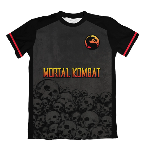 Camiseta Mortal Kombat Klassic Edition (Nome e Número Personalizável) Dry-Fit Premium Unissex