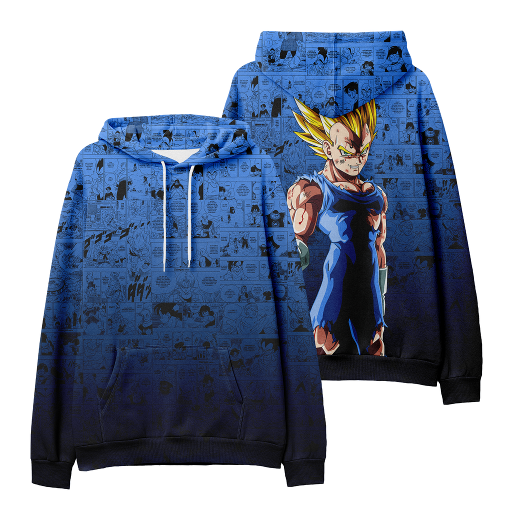 Moletom Dragon Ball Majin Vegeta Super Saiyajin Premium Unissex
