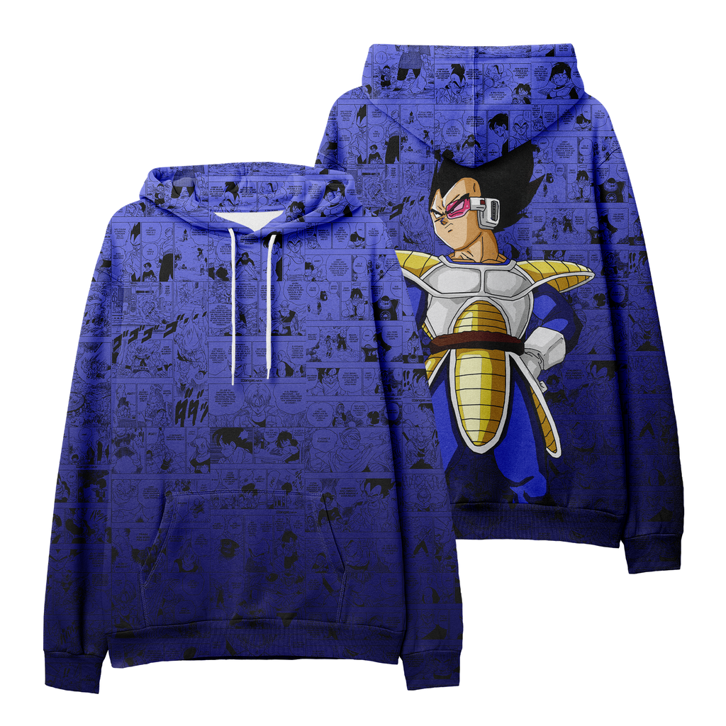 Moletom Dragon Ball Vegeta Saiyajin Warrior Premium Unissex