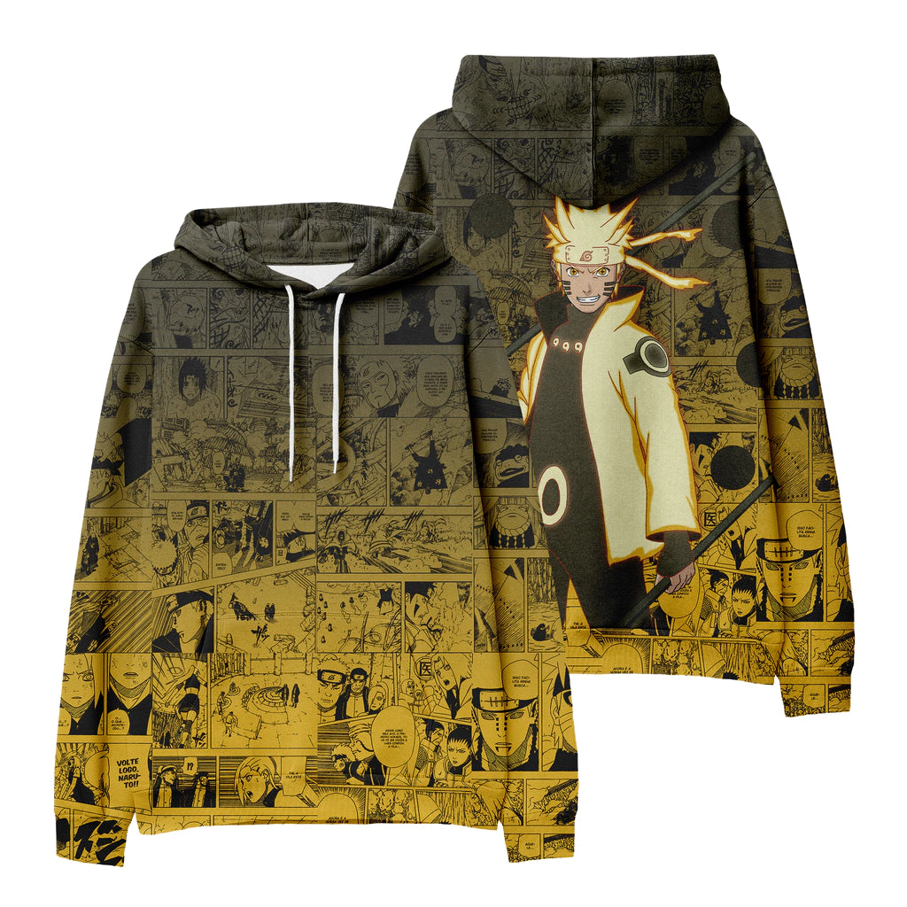 Moletom Naruto Ninja Modo Rikudou Premium Unissex