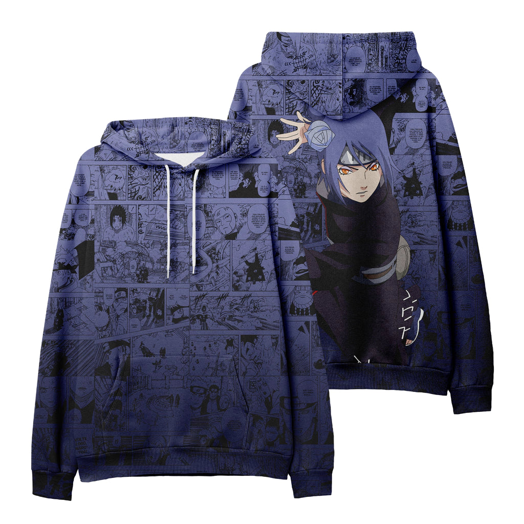 Moletom Naruto Ninja da Aldeia da Chuva Premium Unissex