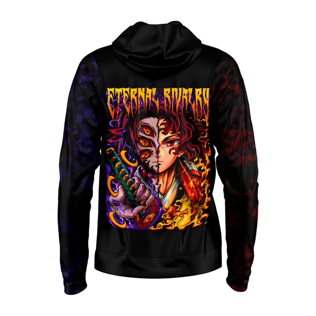 Moletom Demon Slayer Kokushibo x Yoriichi Premium Unissex
