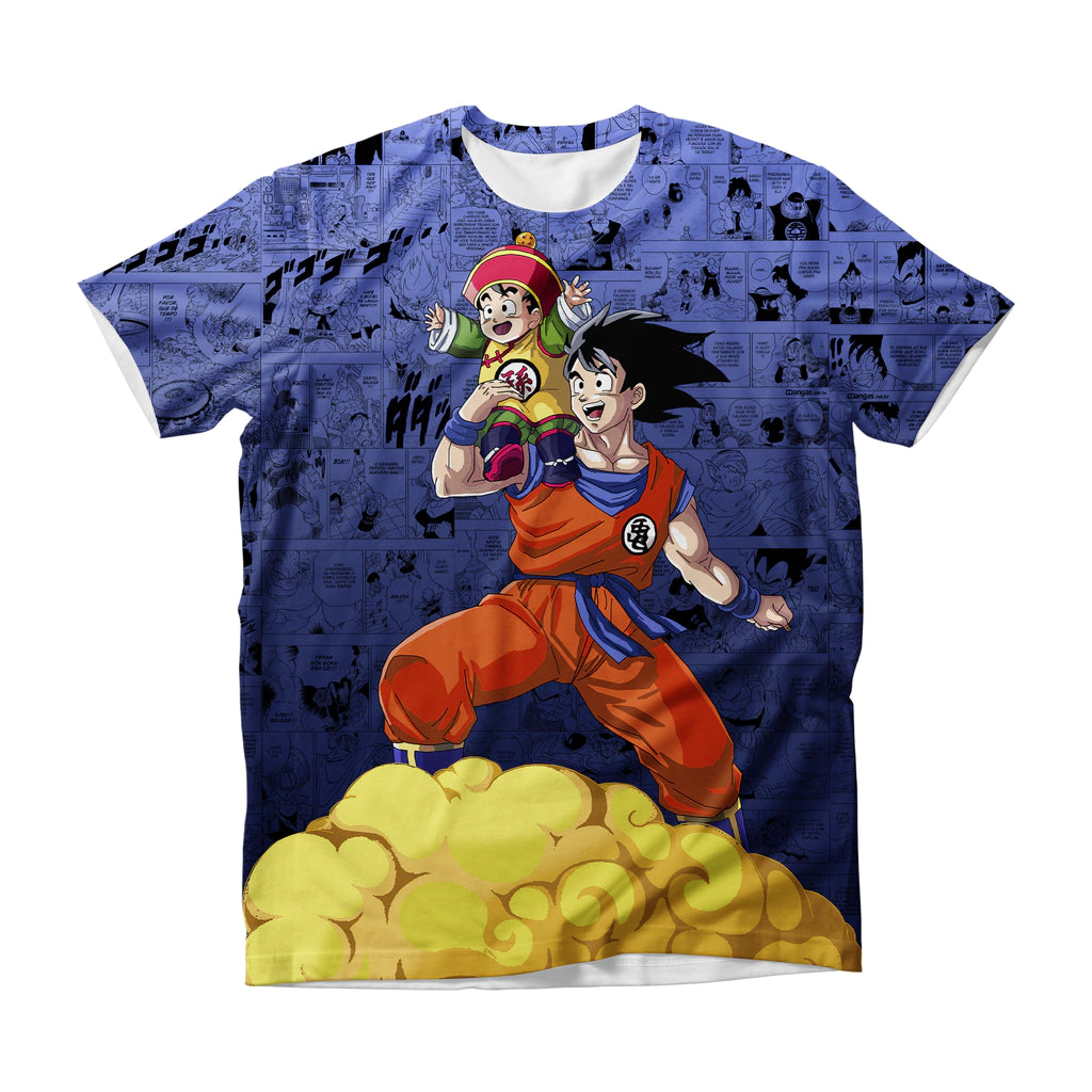 Camiseta Dragon Ball Guerreiros Flying Cloud Dry-Fit Premium Unissex