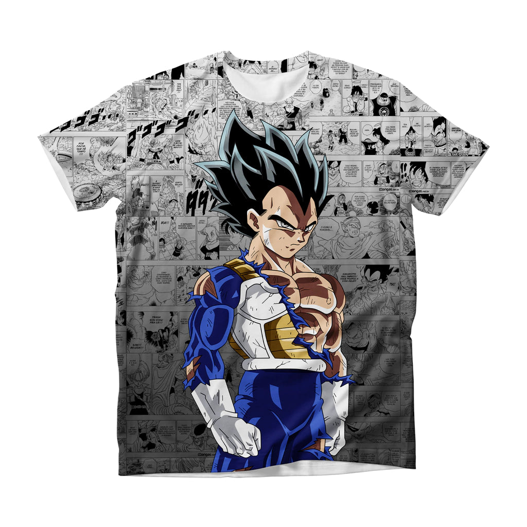 Camiseta Dragon Ball Principe Instinto Superior Despertar Dry-Fit Premium Unissex