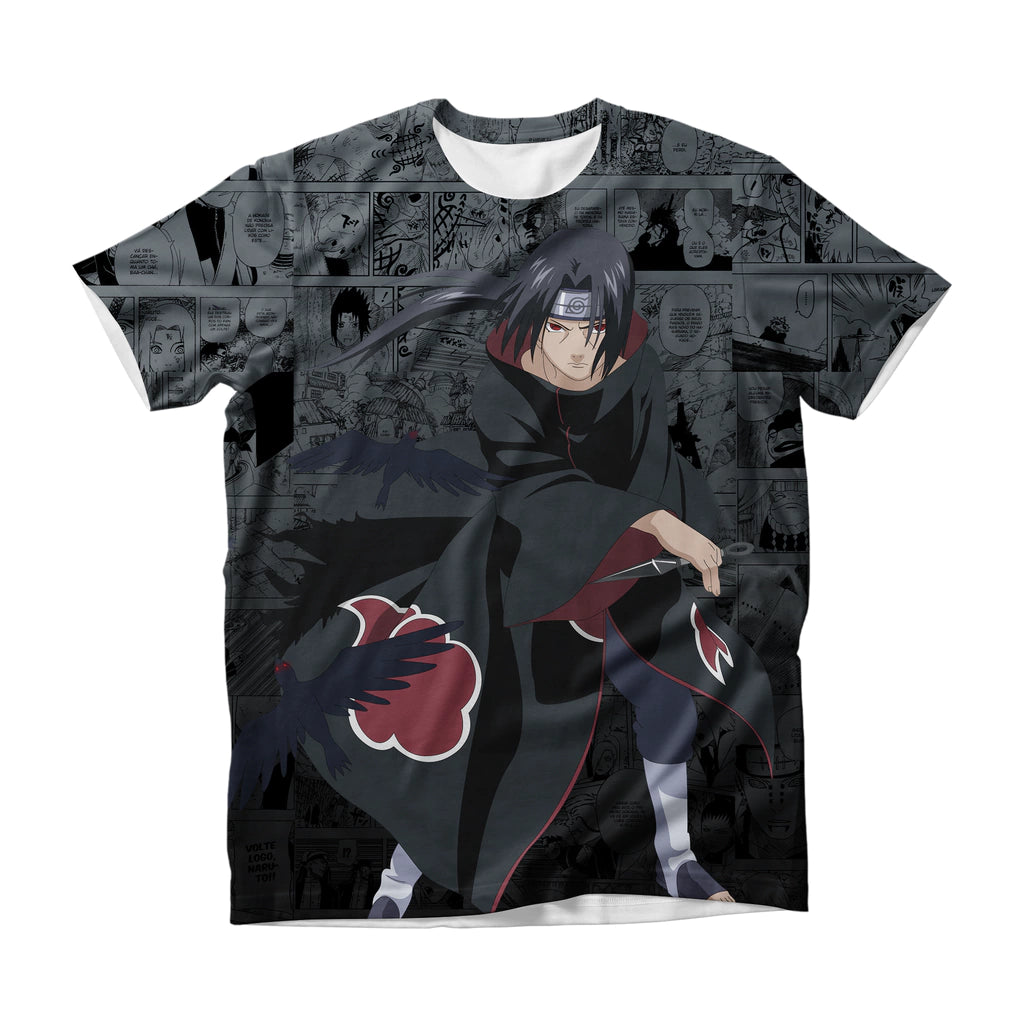 Camiseta Naruto Ninja Black Corvo Dry-Fit Premium Unissex