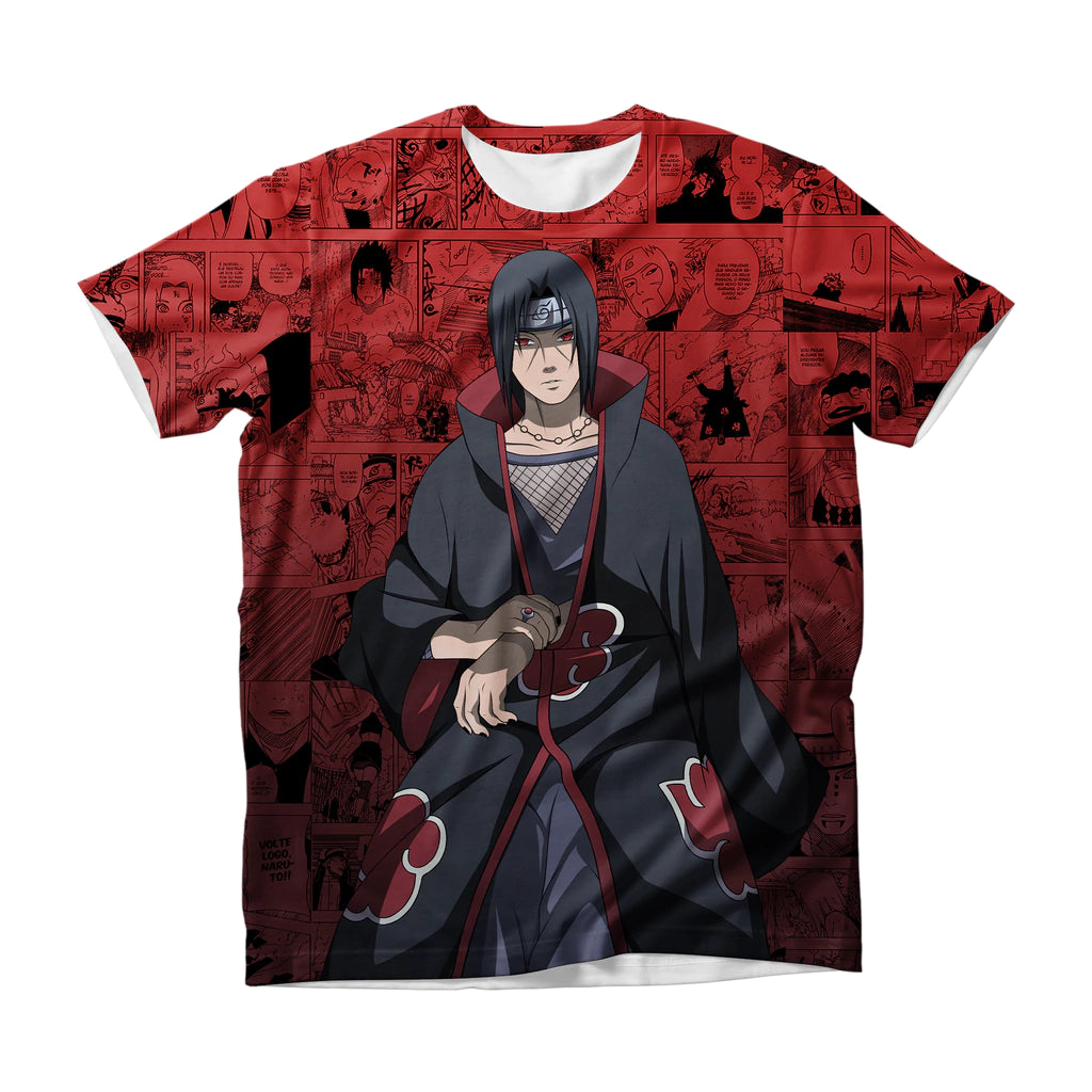 Camiseta Naruto Ninja Red 6 Dry-Fit Premium Unissex