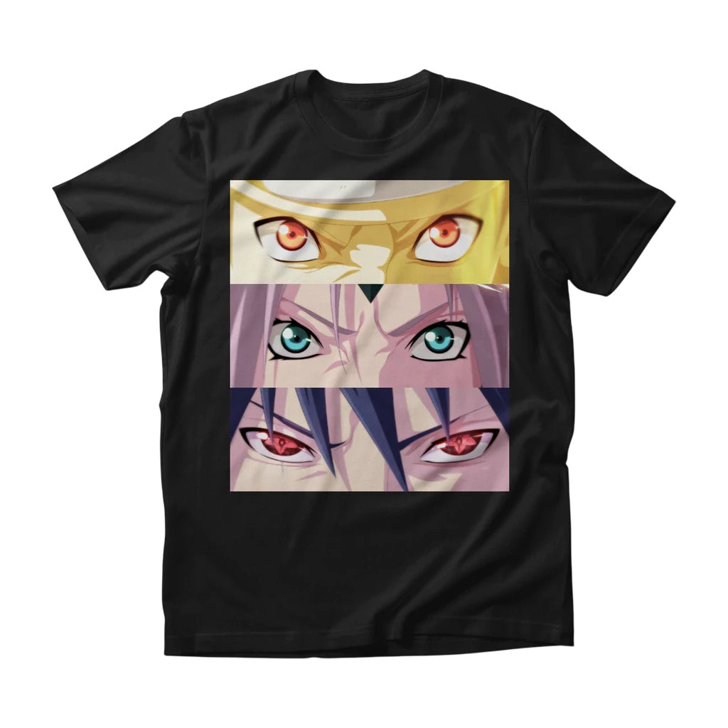 Camiseta Naruto Time 7 Eyes Dry-Fit Premium Unissex