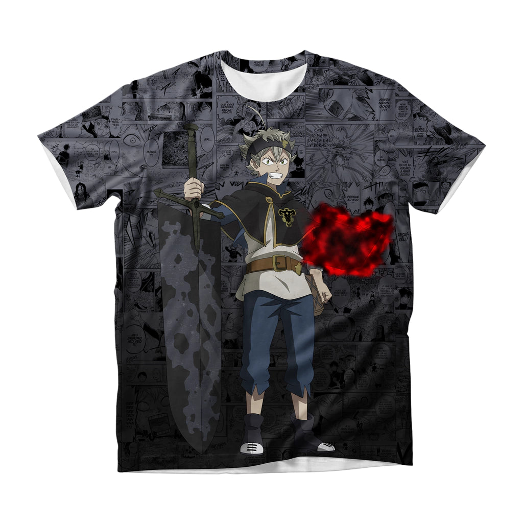 Camiseta Black Clover Asta Dry-Fit Premium Unissex