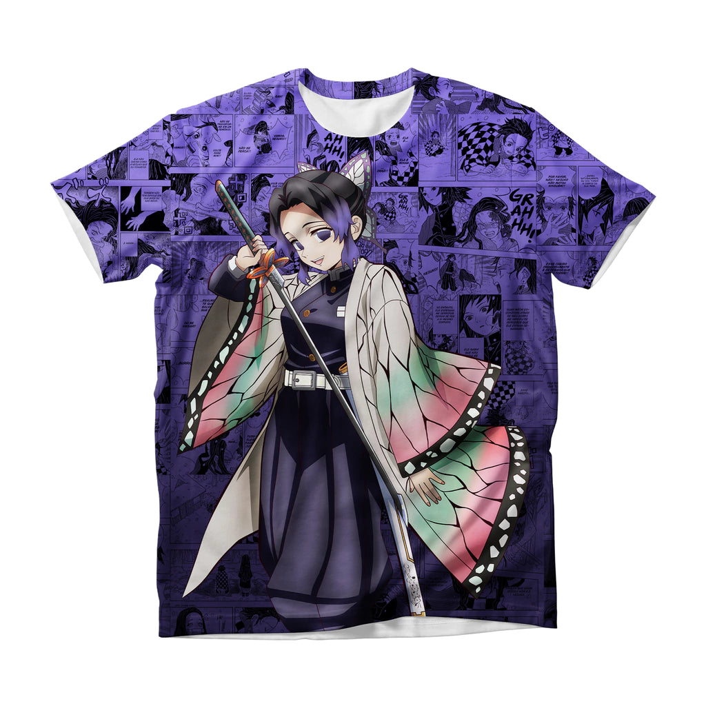 Camiseta Demon Slayer Shinobu Kocho Dry-Fit Premium Unissex