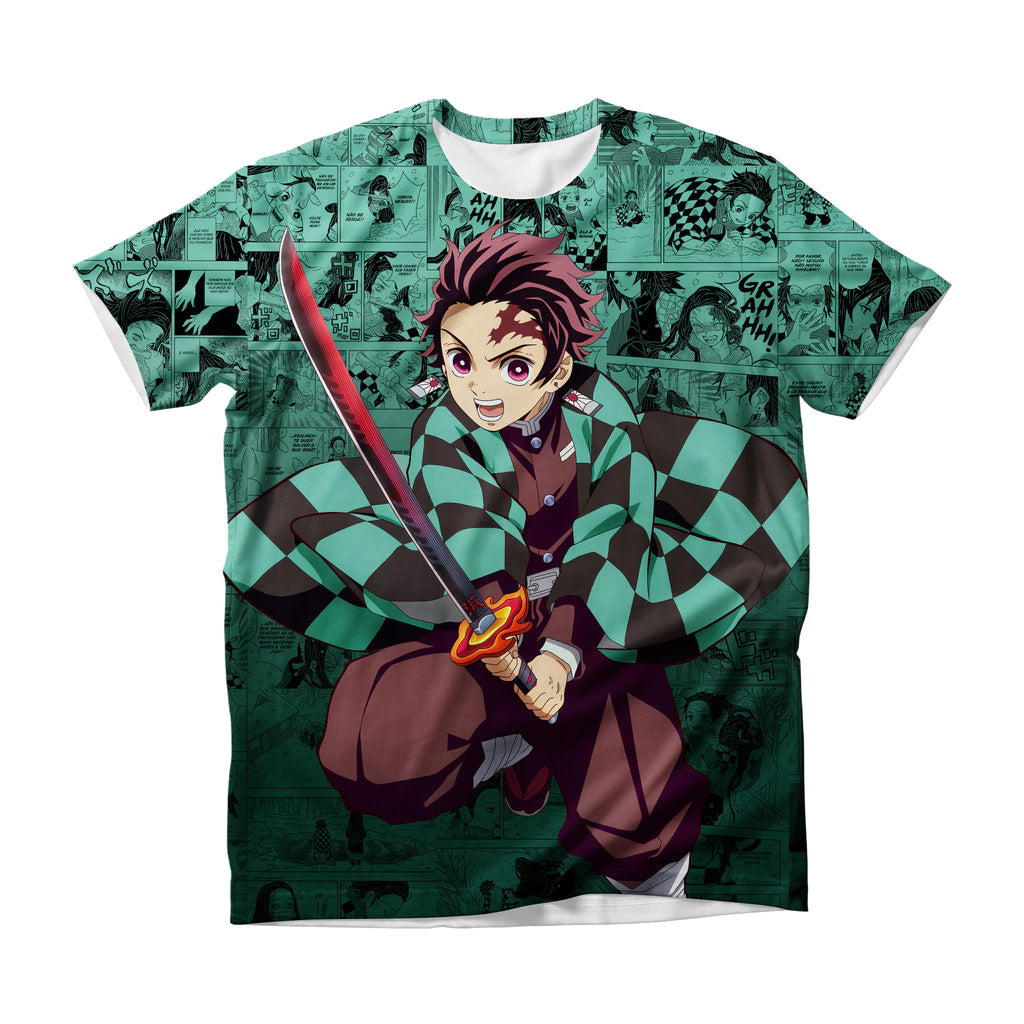 Camiseta Demon Slayer Tanjiro Kamado 2 Dry-Fit Premium Unissex