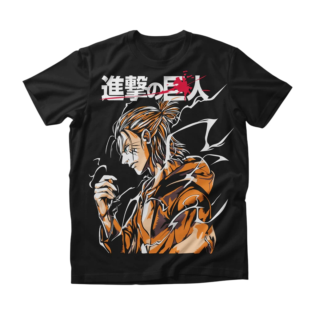 Camiseta Attack on Titan Eren Jaeger Dry-Fit Premium Unissex