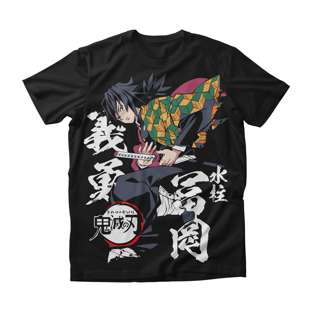 Camiseta Demon Slayer Tomioka Giyu Water Hashira