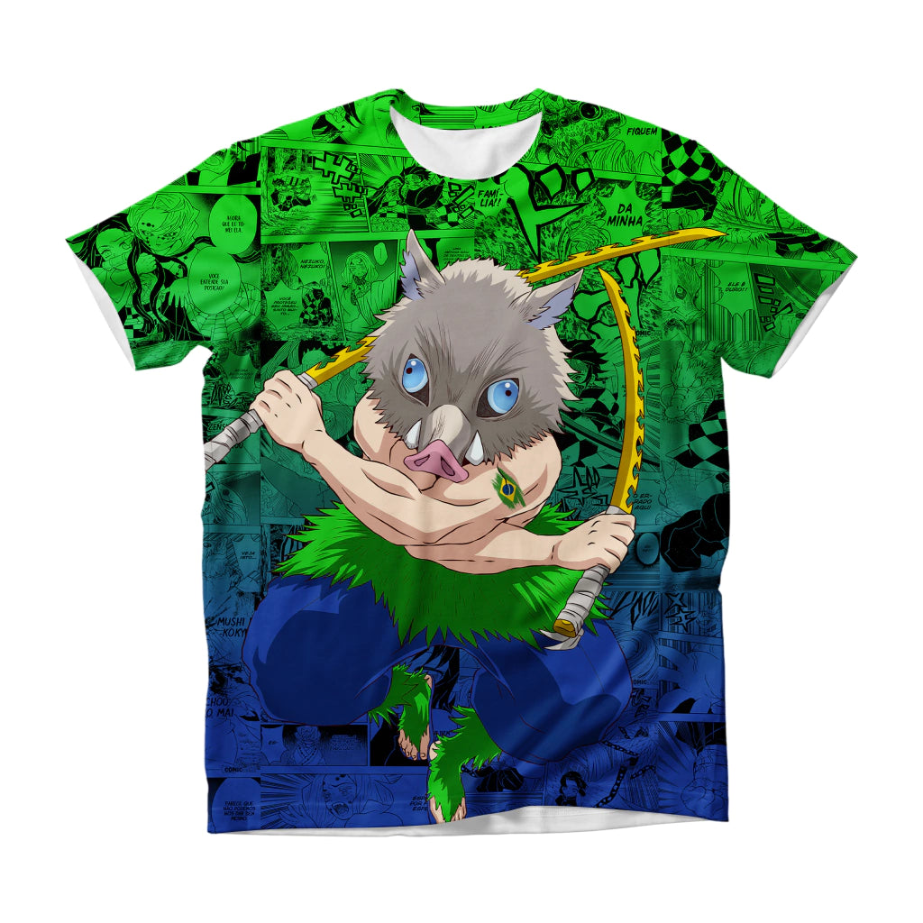 Camiseta Demon Slayer Inosuke Hashibira Brasil
