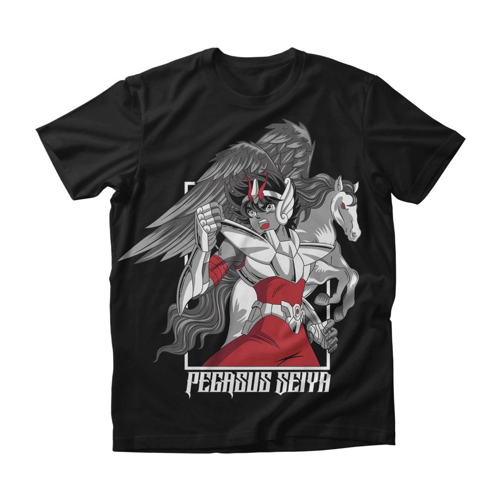Camiseta Cavaleiros do Zodíaco Pegaso Dry-Fit Premium Unissex
