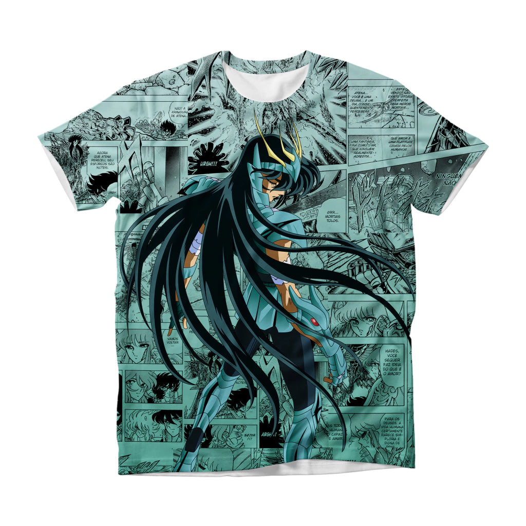 Camiseta Cavaleiros do Zodíaco Zod Knights 019 Dry-Fit Premium Unissex