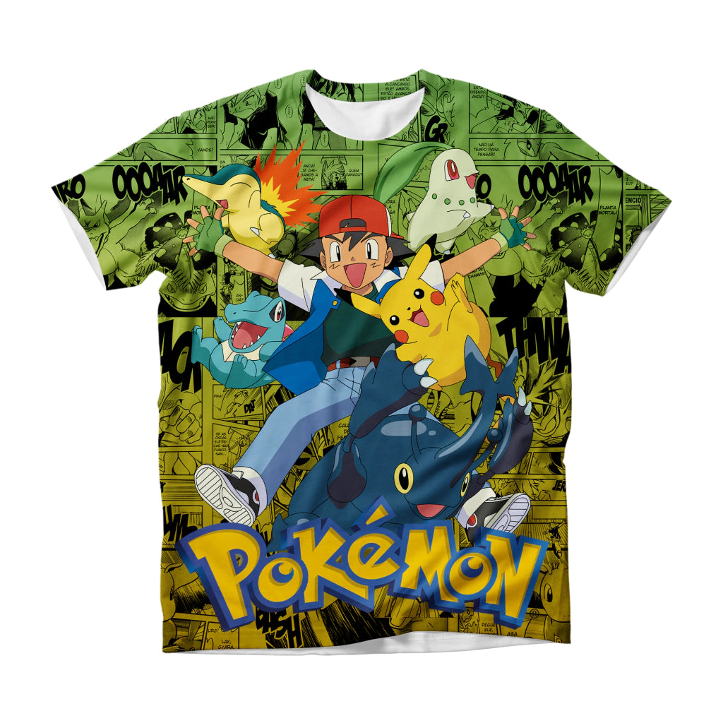 Camiseta Pokémon Pkm 001 Dry-Fit Premium Unissex