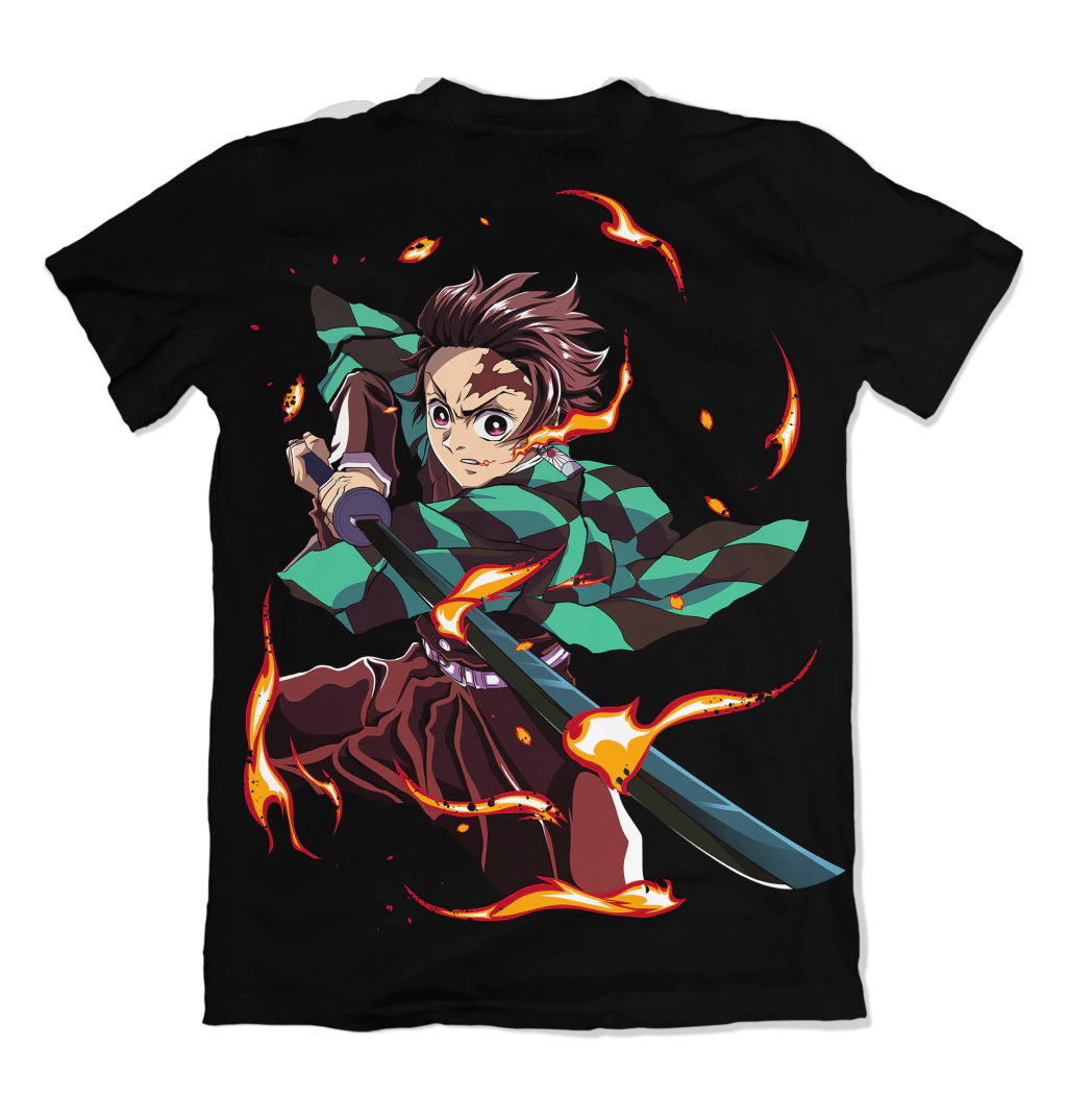 Camiseta Demon Slayer Tanjiro Kamado Dry-Fit Premium Unissex