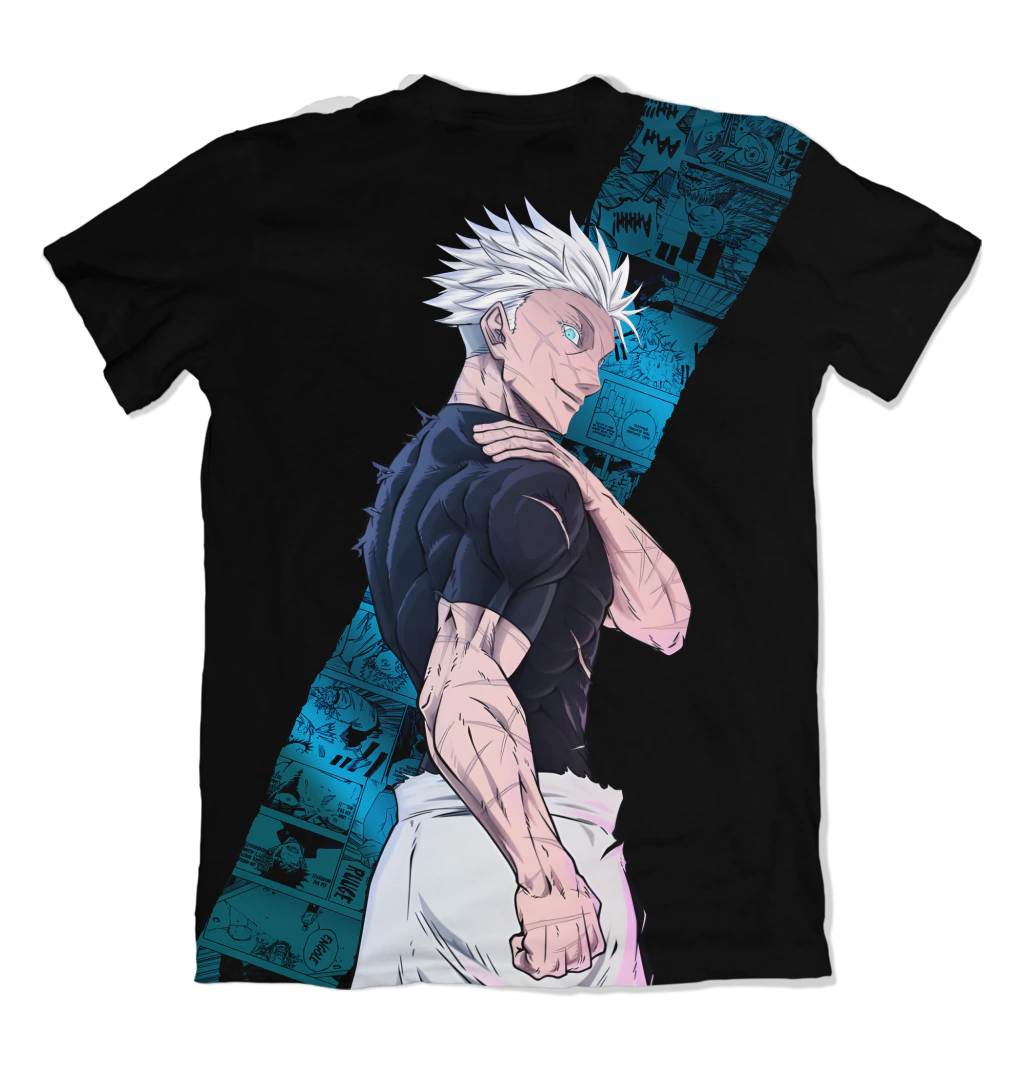 Camiseta Jujutsu Kaisen Gojo Satoru GS003 Dry-Fit Premium Unissex