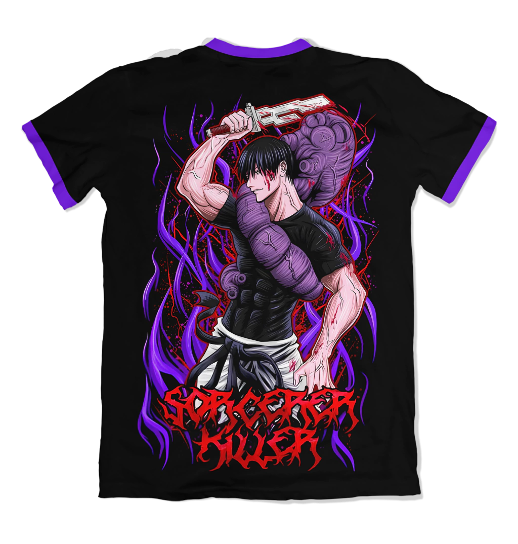 Camiseta Jujutsu Kaisen Toji Fushiguro Sorcerer Killer Dry-Fit Premium Unissex