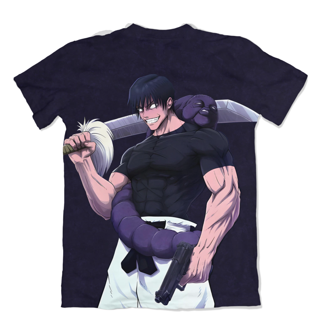 Camiseta Jujutsu Kaisen Toji Fushiguro Dry-Fit Premium Unissex