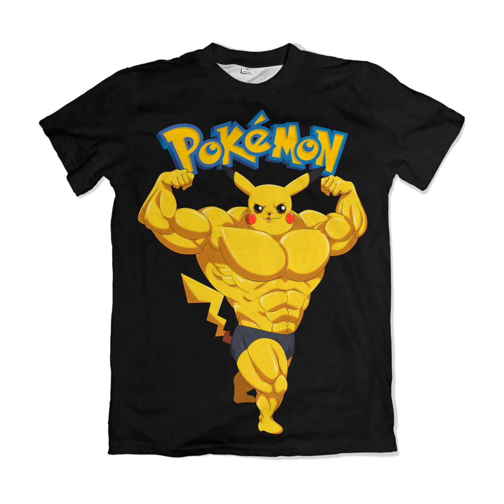Camiseta Pokémon Pikachu Bombado Dry-Fit Premium Unissex