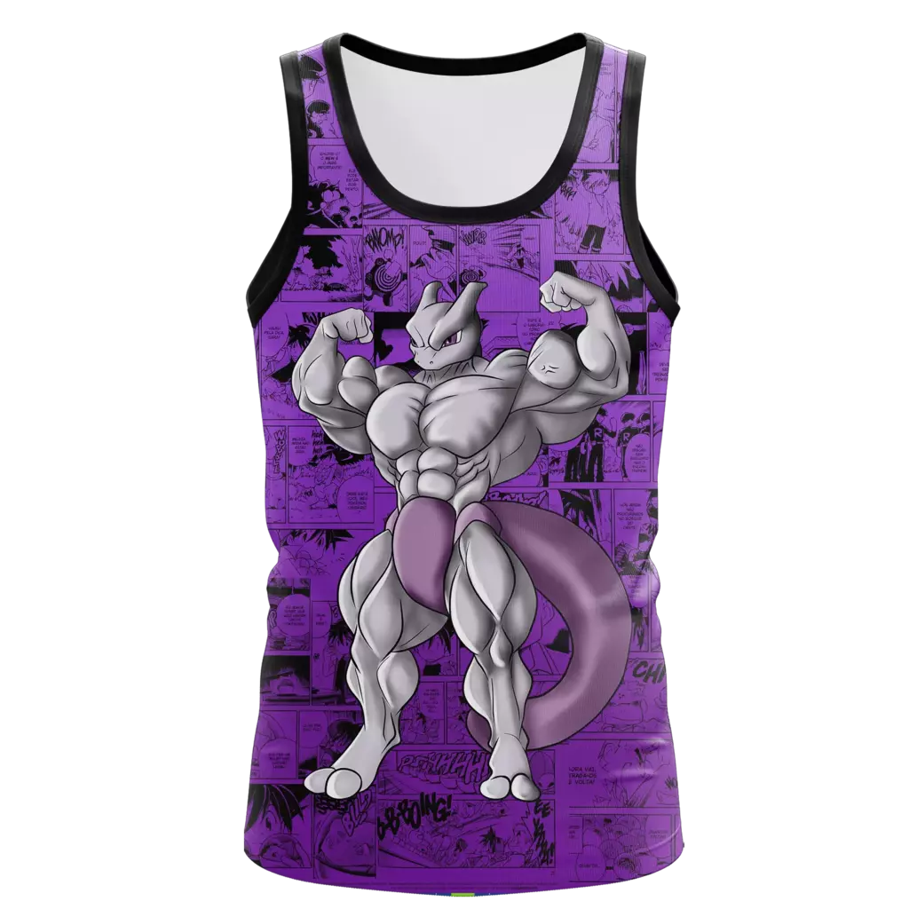 Regata Pokémon Mewtwo Bombado Dry-Fit Premium Unissex