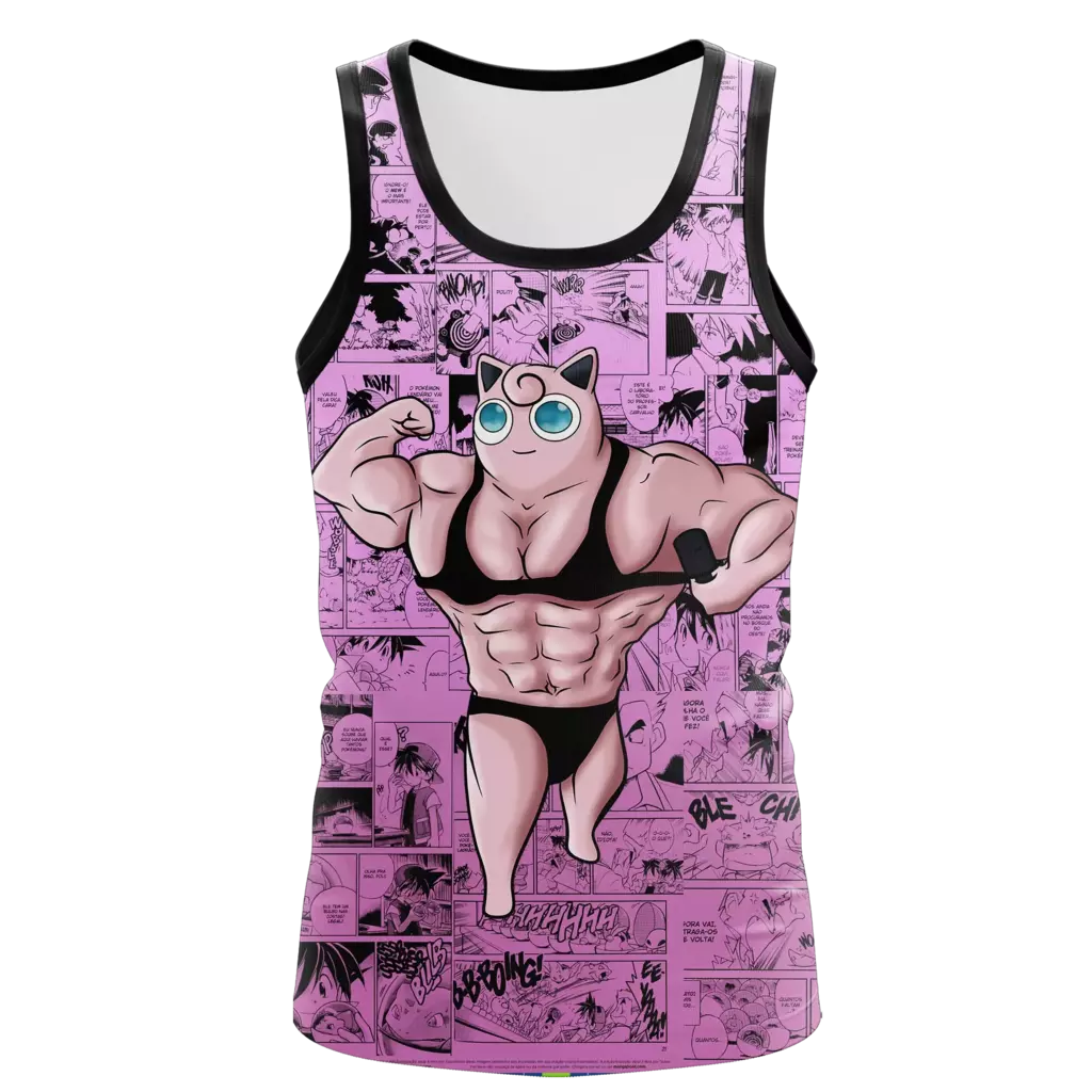 Regata Pokémon Jigglypuff Bombada Dry-Fit Premium Unissex