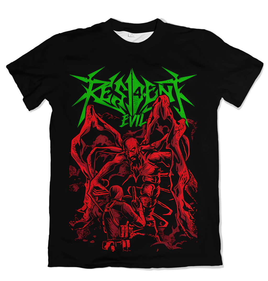 Camiseta Resident Evil Leon V.s Mendez Dry-Fit Premium Unissex