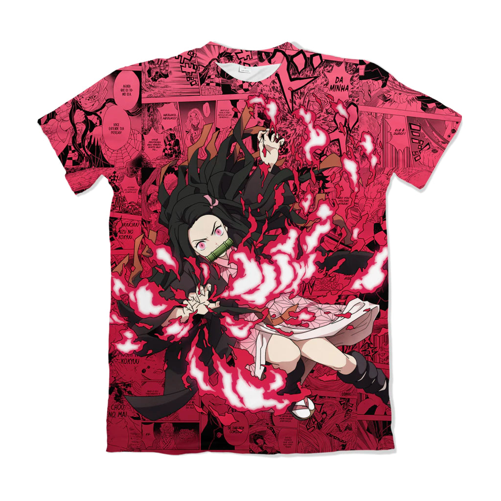 Camiseta Demon Slayer Nezuko 2 Dry-Fit Premium Unissex