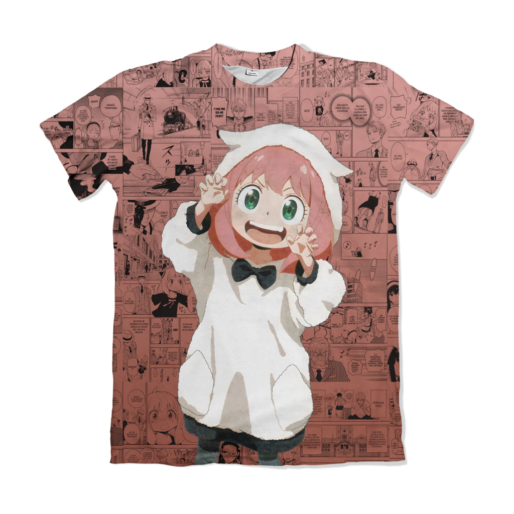 Camiseta Spy x Family Anya Bichinho Dry-Fit Premium Unissex