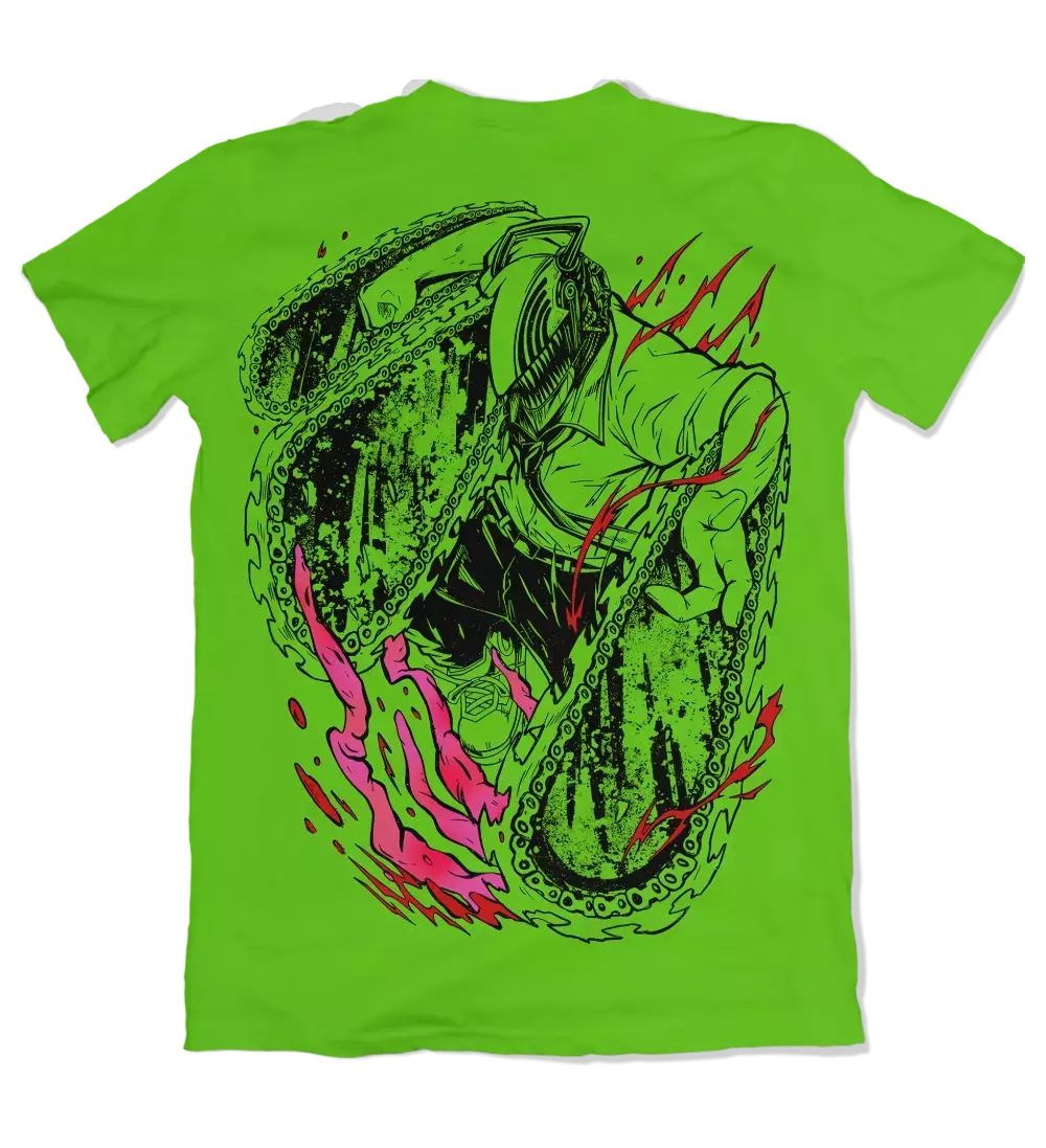Camiseta Chainsaw Man INK Chainsaw Man Dry-Fit Premium Unissex