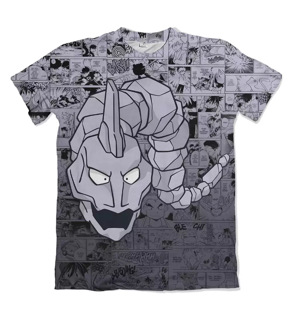 Camiseta Pokémon Onix Dry-Fit Premium Unissex