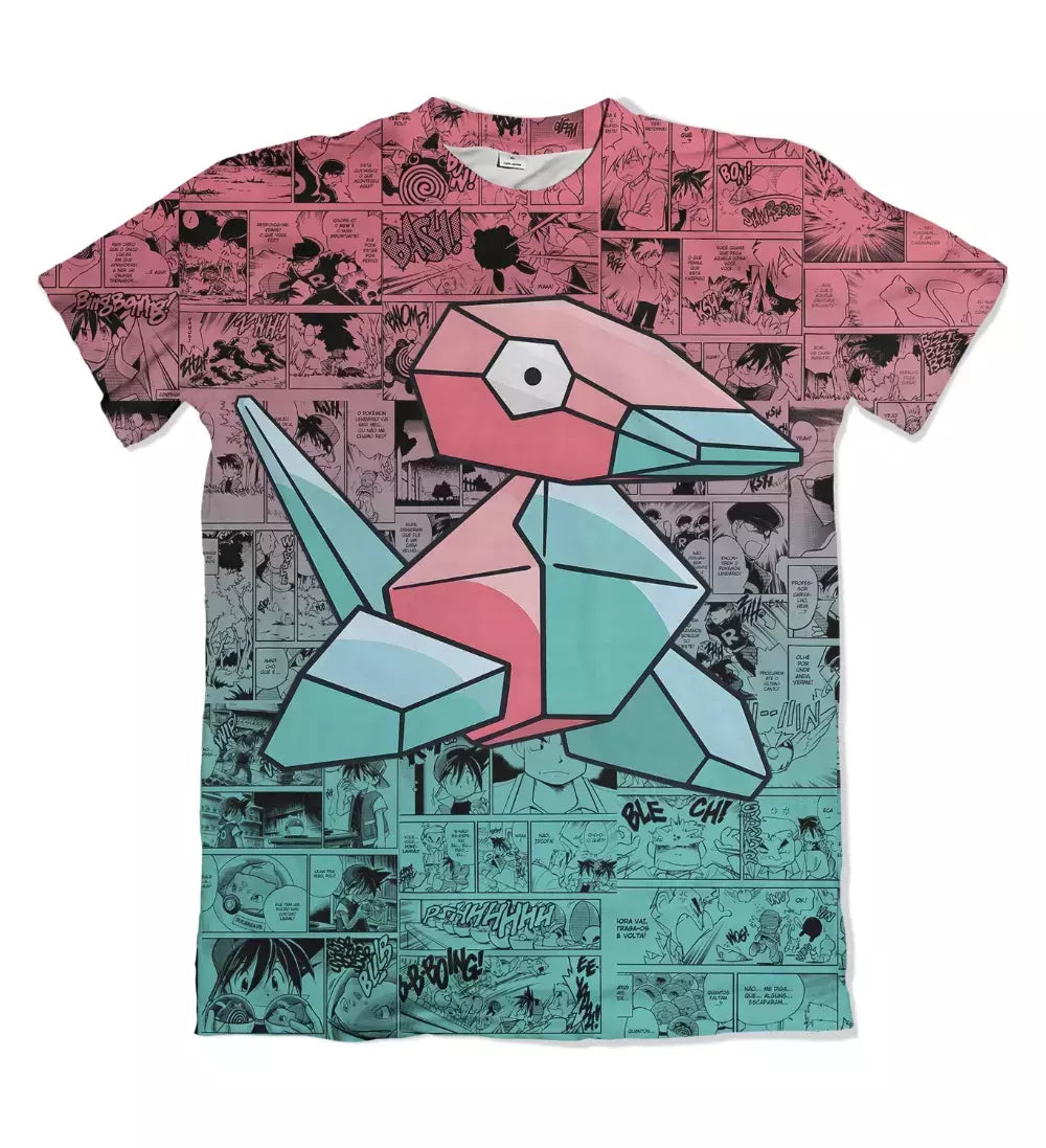 Camiseta Pokémon Porygon Dry-Fit Premium Unissex