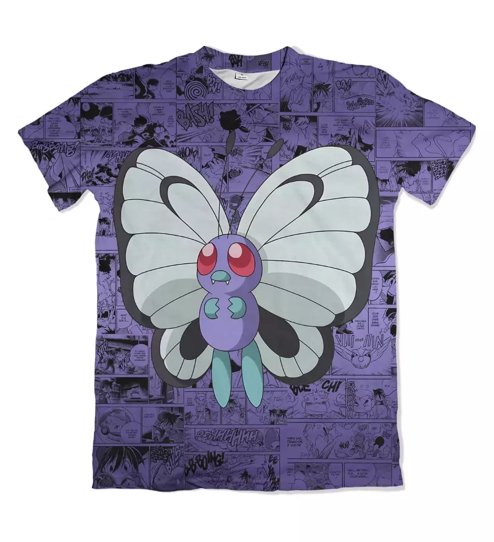 Camiseta Pokémon Butterfree Dry-Fit Premium Unissex