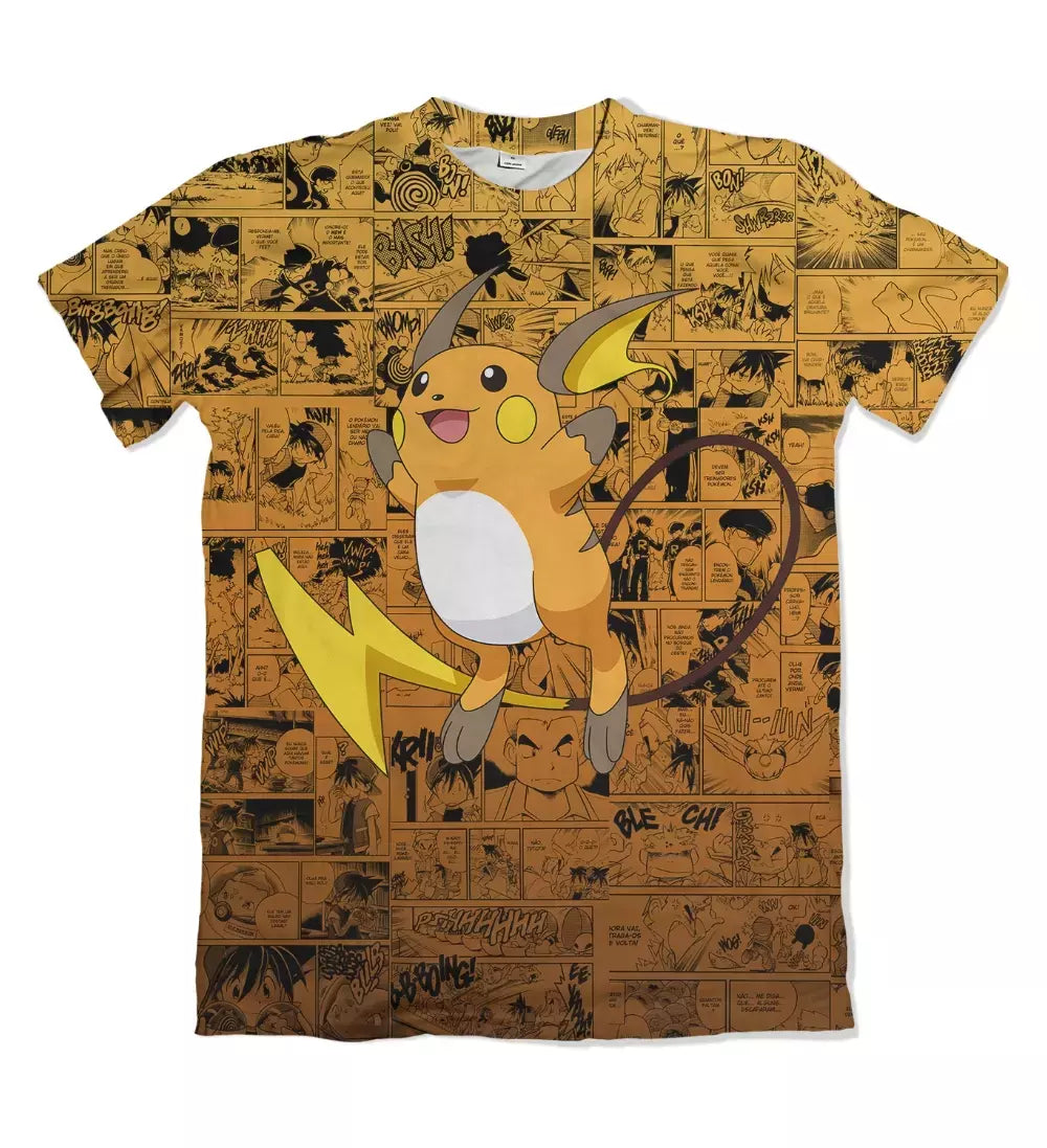 Camiseta Pokémon Raichu Dry-Fit Premium Unissex