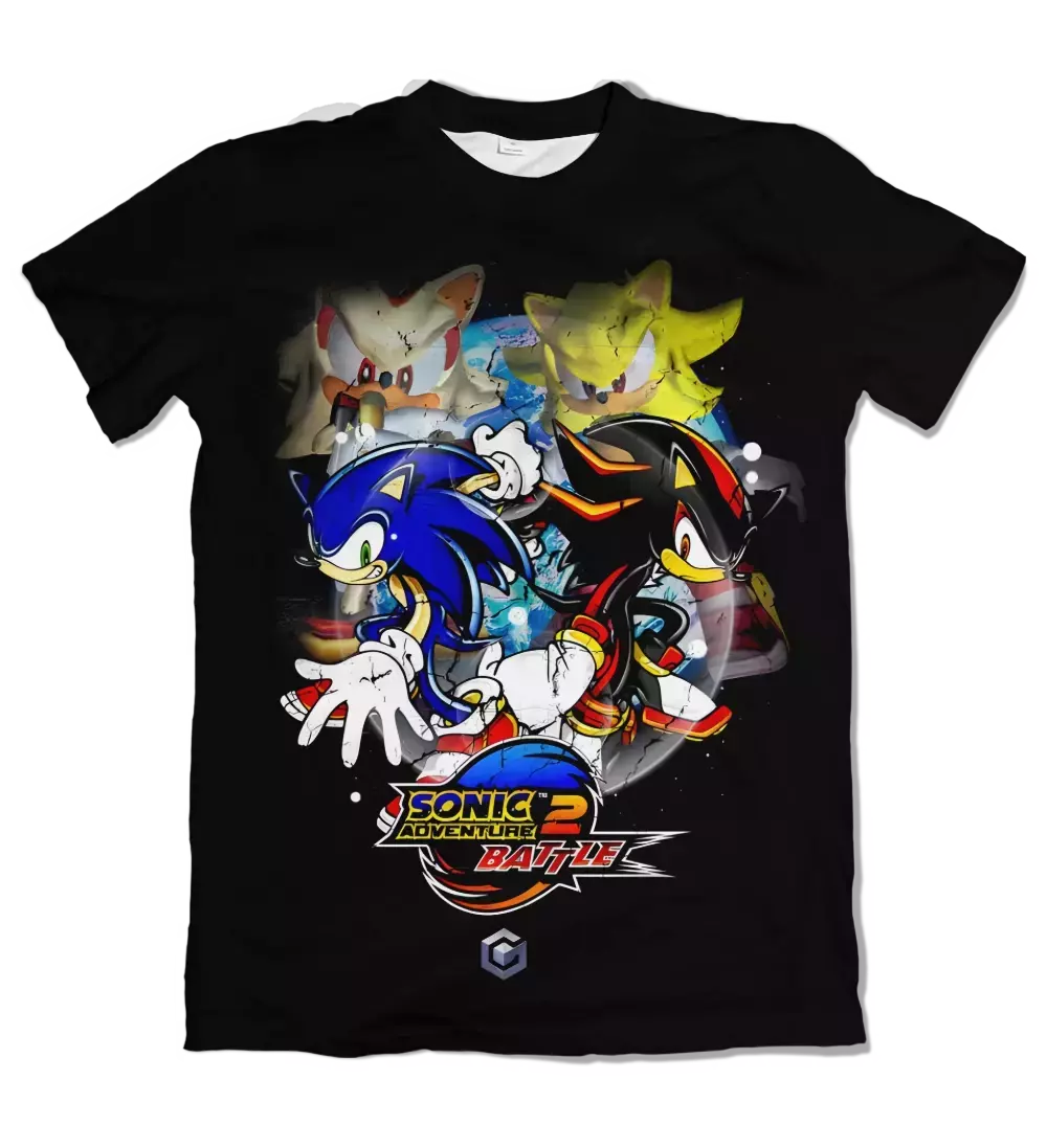 Camiseta Retrô Sonic Adventure 2 Dry-Fit Premium Unissex
