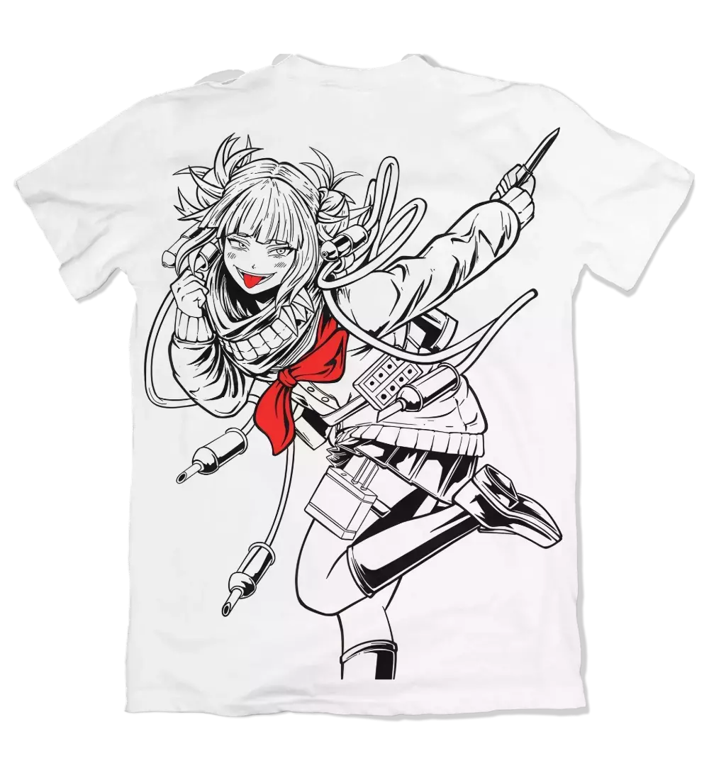 Camiseta My Hero Academia INK Himiko Toga Dry-Fit Premium Unissex