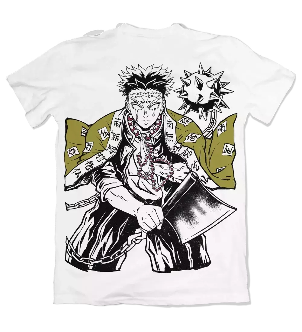Camiseta Demon Slayer INK Gyomei Himejima Dry-Fit Premium Unissex