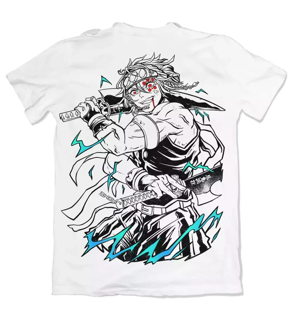 Camiseta Demon Slayer INK Tengen Uzui Dry-Fit Premium Unissex