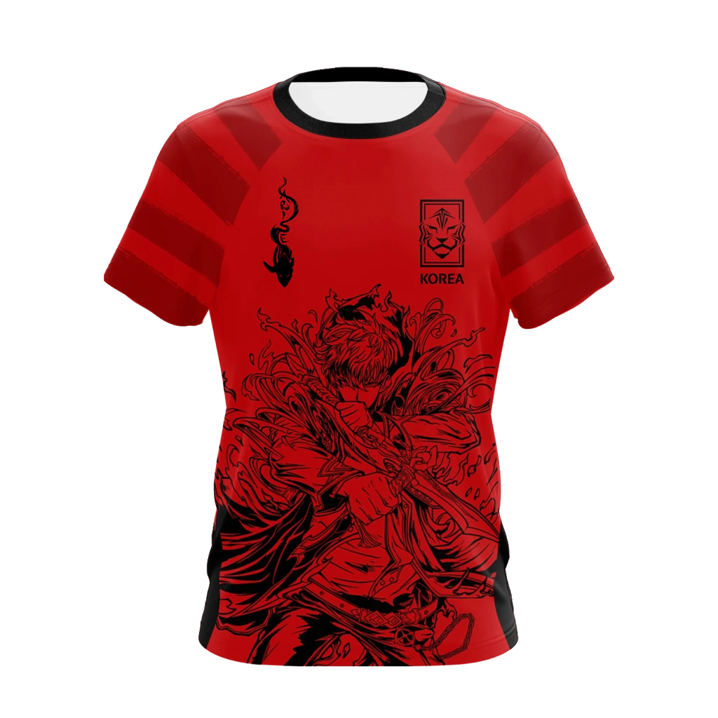 Camiseta Uniformes Uniforme Coréia Sung Jinwoo 2 Dry-Fit Premium Unissex