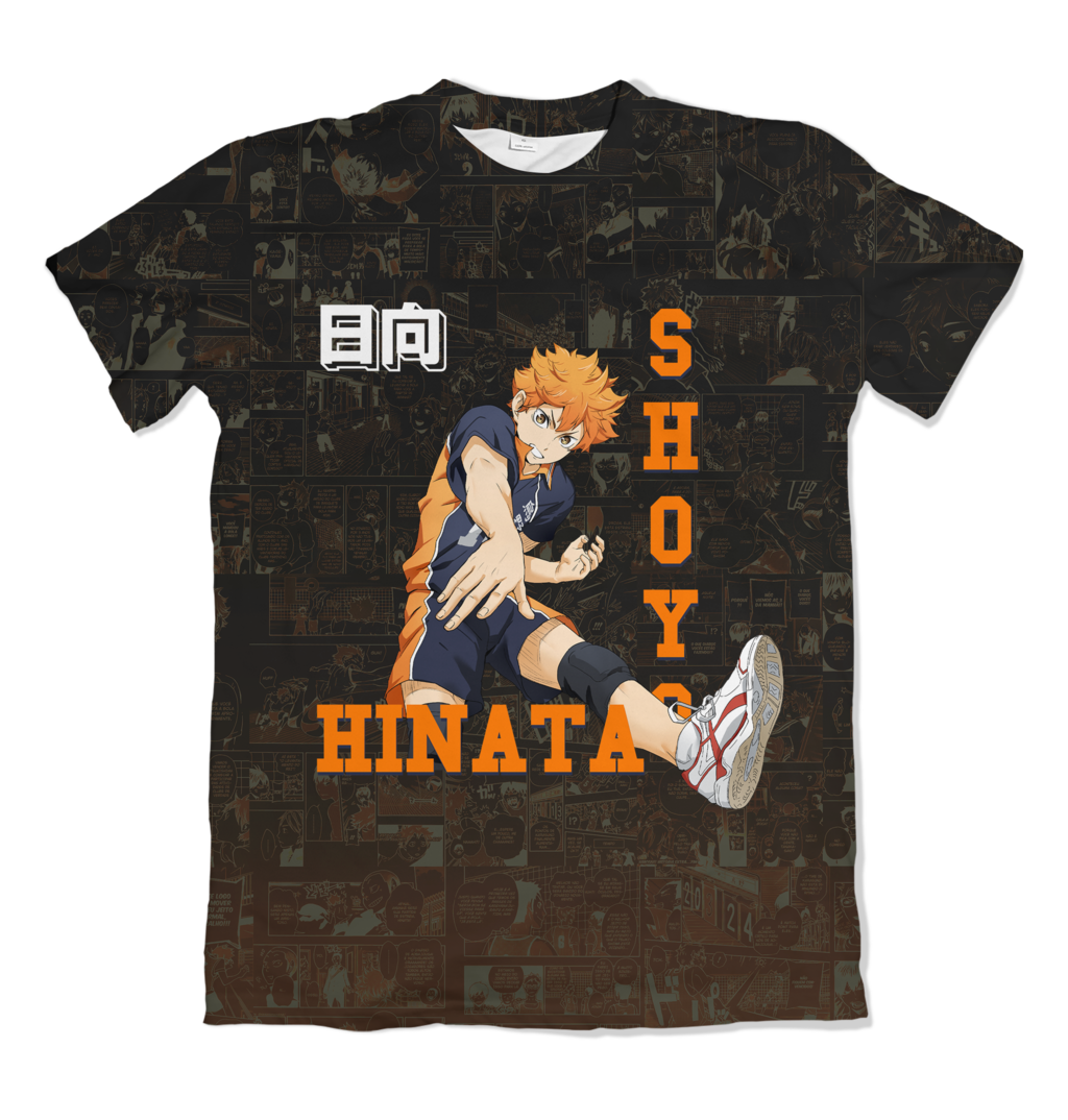 Camiseta Haikyuu Hinata Shoyo Dry-Fit Premium Unissex