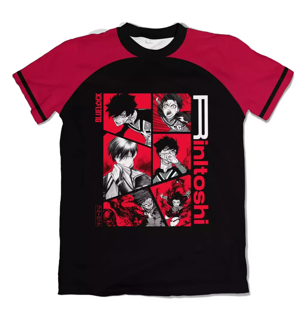 Camiseta Blue Lock EGO Rin Itoshi Dry-Fit Premium Unissex