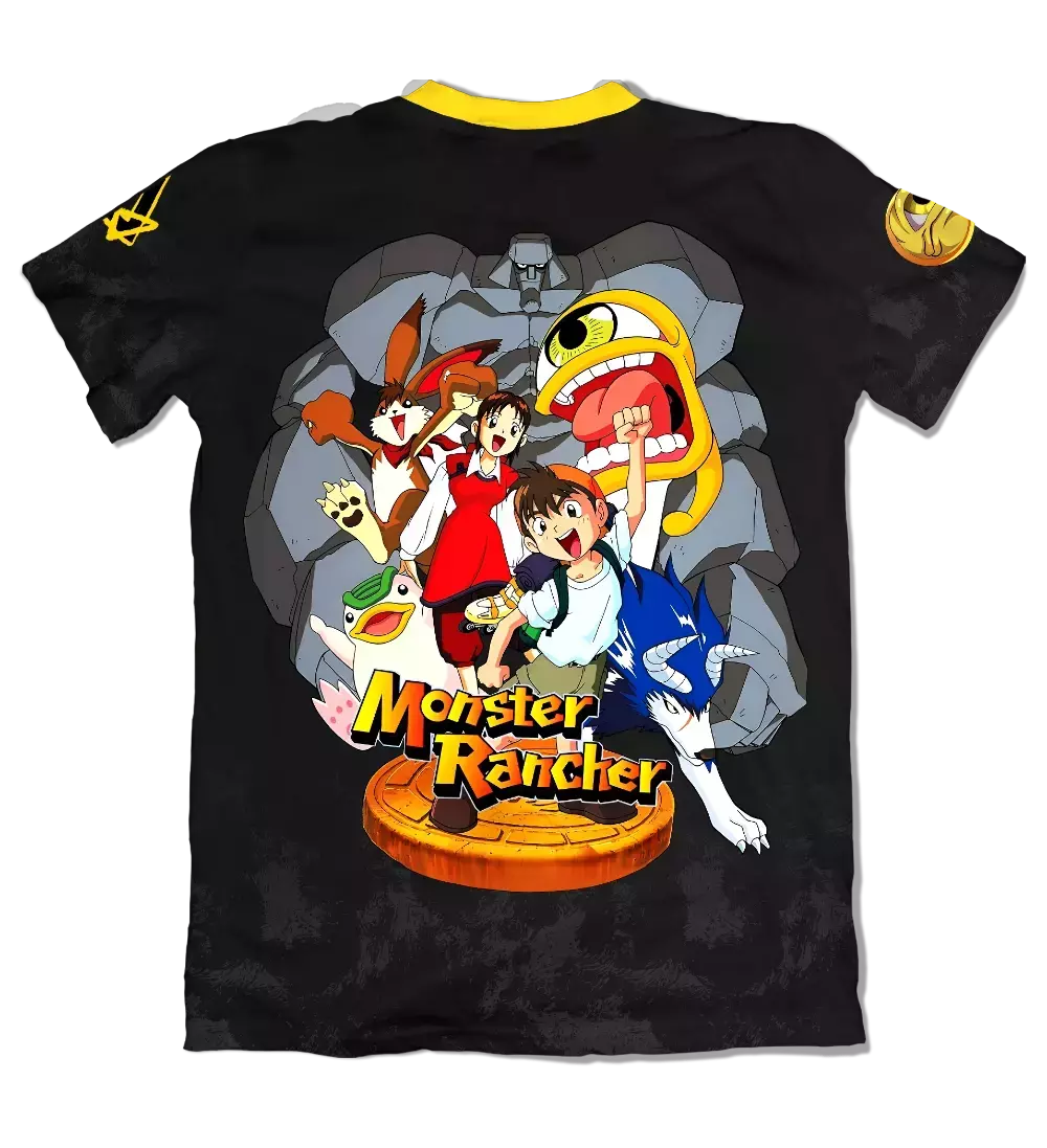 Camiseta Nostalgia Monster Rancher 2 Dry-Fit Premium Unissex